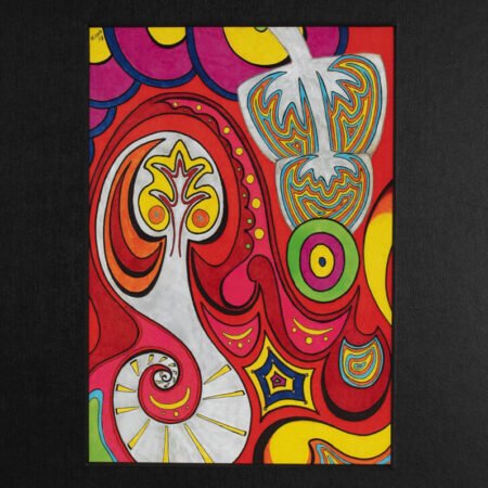 Abstract Color 1 Matted Print 8x10