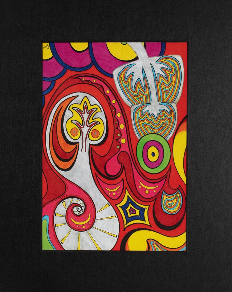 Abstract Color 1 Matted Print 8x10