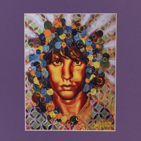 Jim Morrison Matted Print 11x14
