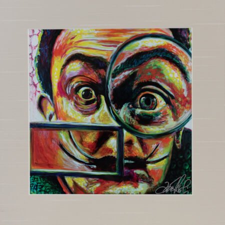 Salvador Dali Matted Print 11x14